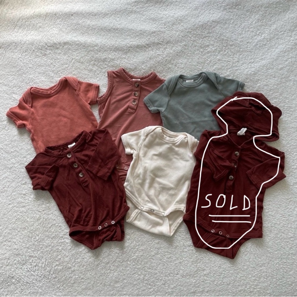 BUNDLE of Unisex, Soft Onesies